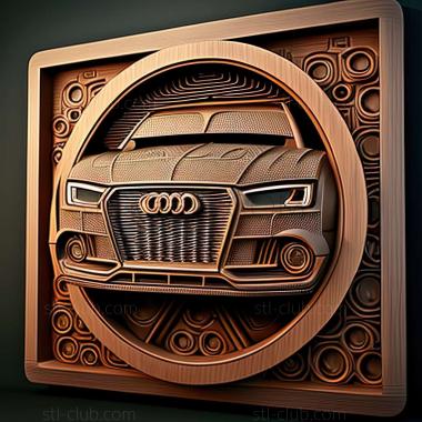 3D модель Audi RS4 (STL)